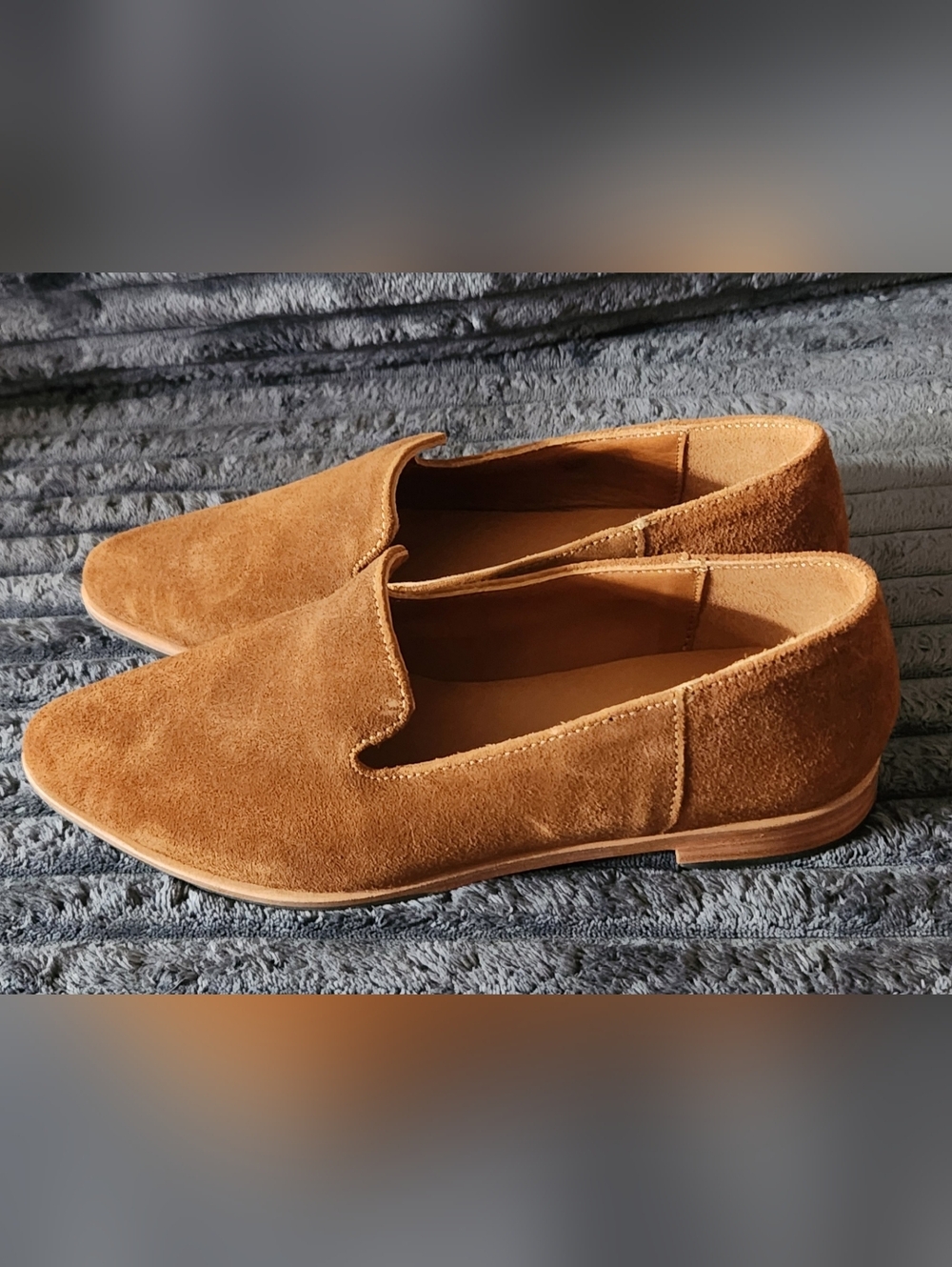Women's Portland Leather Goods Patina Slip On Comfort Shoes Pointed Toe Size 8.5